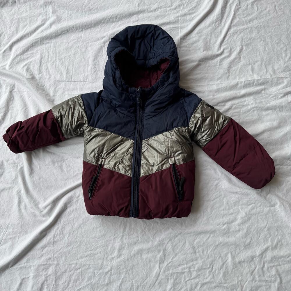 Size 2T Finger in the Nose Down Jacket